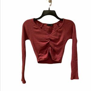 Cute Crop Ruched Top (S)